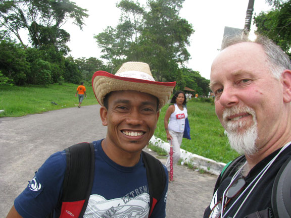 Berto, a Paranense who warmly chatted me up as we got off the ferry.