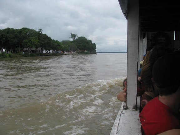 View from the ferry moving from UFPA to UFRA.