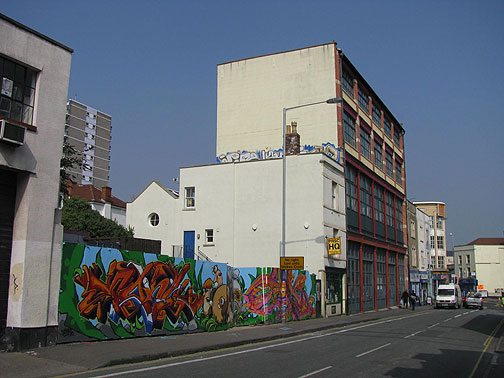 People's Republic of Stokes Croft Headquarters, Bristol, England.