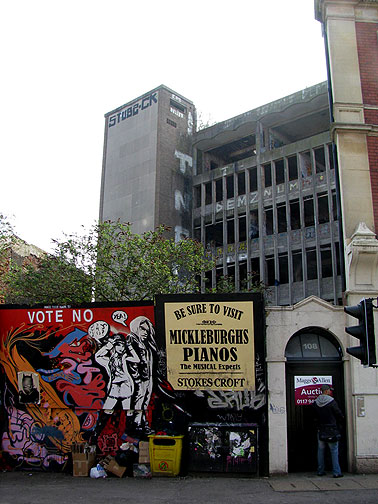 The back of the future Stokes Croft Cultural Center!