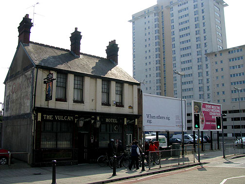 The Vulcan Pub, slated to be replaced by 50 parking spaces!