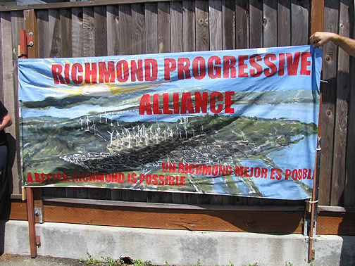 Richmond elected a Green mayor last time around, and there's definitely a growing vision of a new life growing here.