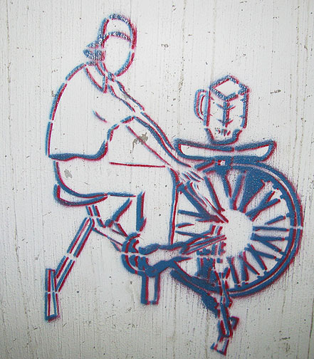 Bici Licuadora in Stencil...