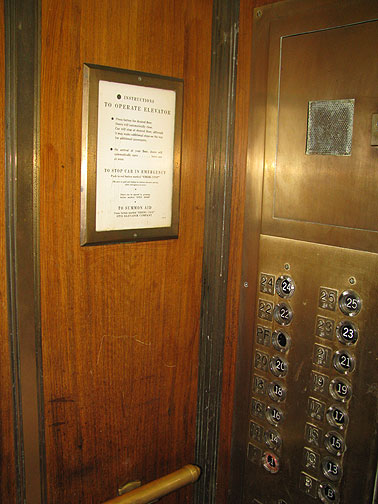 Instructions for elevator use?