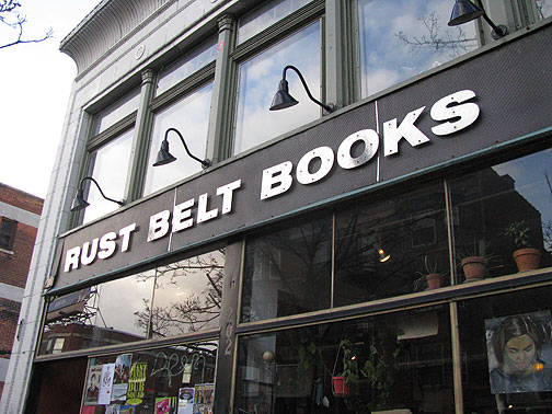 Rust Belt Books in Allentown district of Buffalo, NY.
