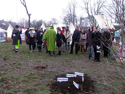 The Daily Funeral at the Climate Bottom Conference, this one for "Economic Growth."