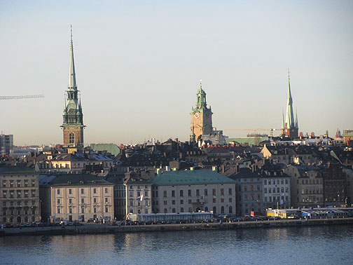 View towards the Old City from Sodermalm.