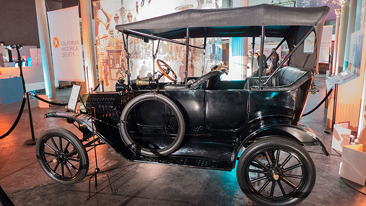 A classic Model T at the 2015 opening of the centennial.