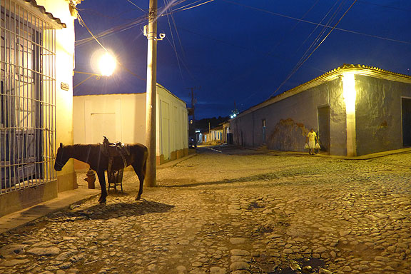 Busy intersection in Trinidad...