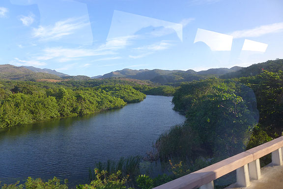 From the bus travelling along the southern coast from Trinidad to Playa Larga on the Bay of Pigs.