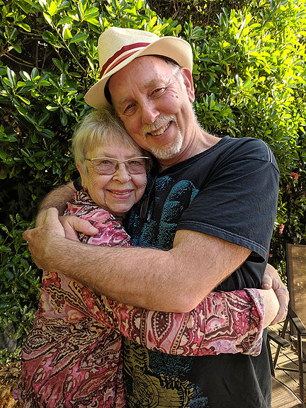 Me and my mom on Mother's Day, May 2019.